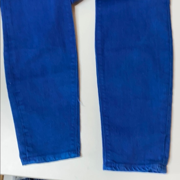 Express Jeans  Sz 6 Blue skinny - Picture 4 of 4